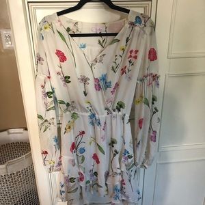 Parker Quincy floral dress- size small